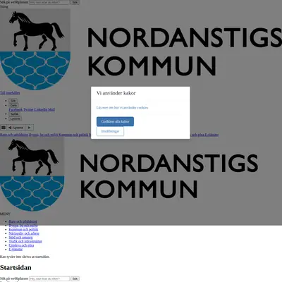Nordanstigs Tidning startsida 2023
