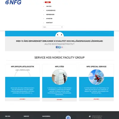 Facility Nordic startsida 2014