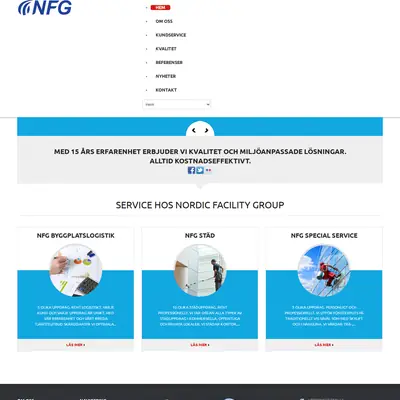 Facility Nordic startsida 2015