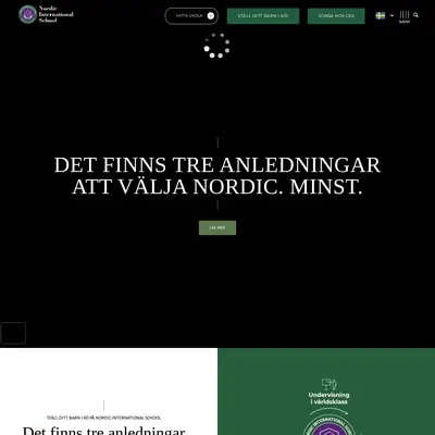 Nordic International News Center startsida 2026