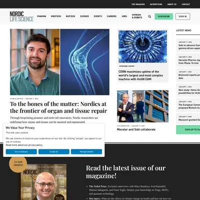 Nordic Life Science startsida 2026
