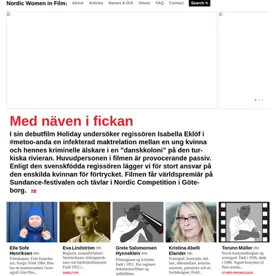 www.nordicwomeninfilm.com startsida 2018