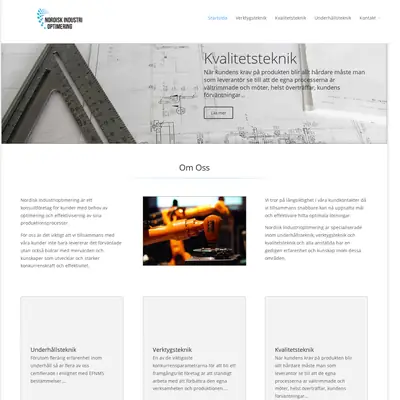 Nordisk Industri startsida 2016