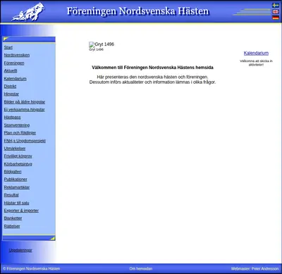 Tidningen Nordsvenska Hästen startsida 2011
