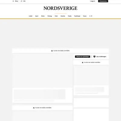 Nord-Sverige startsida 2025