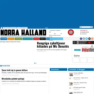 norrahalland.se startsida 2015