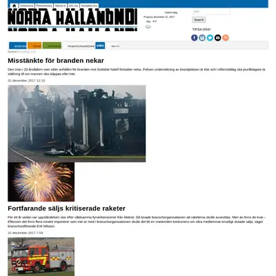 norrahalland.se startsida 2018