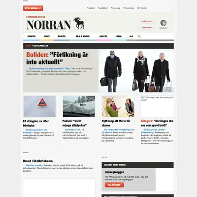 Norran startsida 2015