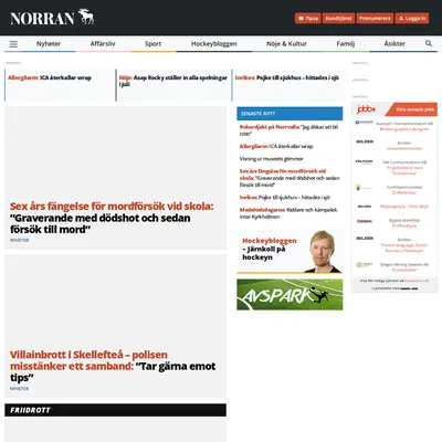 Norran startsida 2019