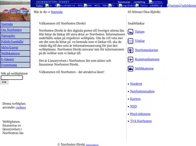 Insikt Norrbotten startsida 2005