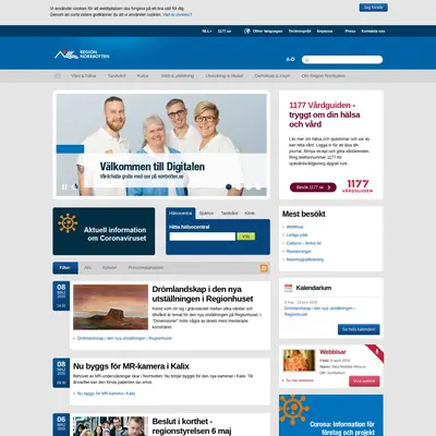 Insikt Norrbotten startsida 2020
