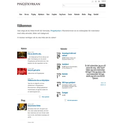 Pingst NKPG startsida 2014
