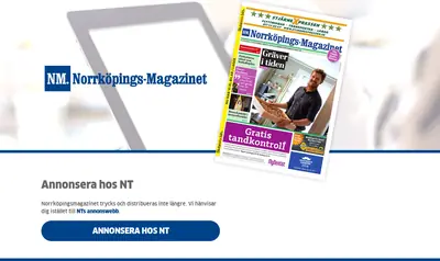 Norrköpings Magazinet startsida 2025