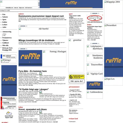 www.norrteljetidning.se startsida 2005