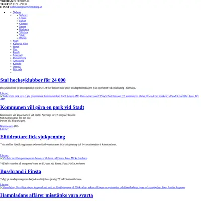 www.norrteljetidning.se startsida 2009