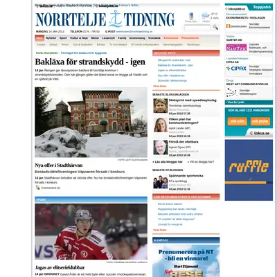 www.norrteljetidning.se startsida 2013