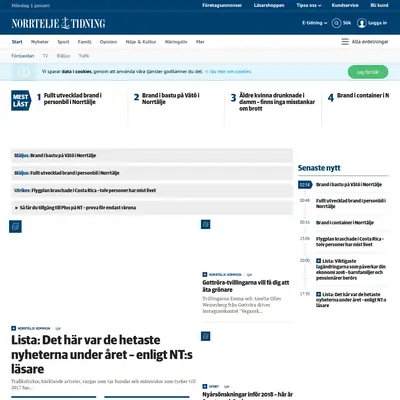 www.norrteljetidning.se startsida 2018