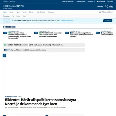 www.norrteljetidning.se startsida 2019