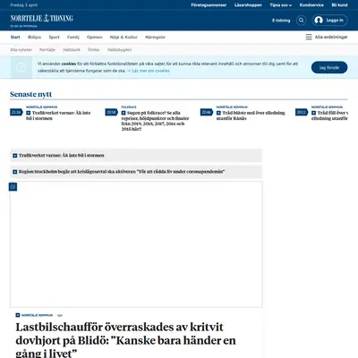 www.norrteljetidning.se startsida 2020