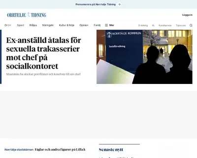 www.norrteljetidning.se startsida 2023