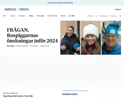www.norrteljetidning.se startsida 2024