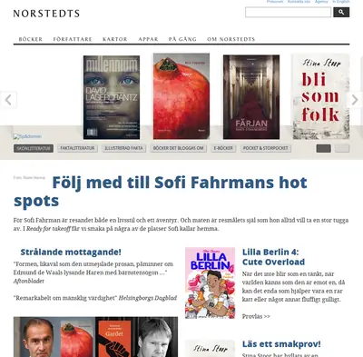 Norstedts Vänner startsida 2016