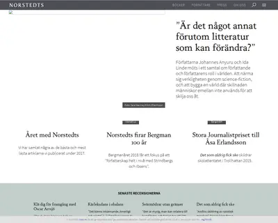 Norstedts Vänner startsida 2018