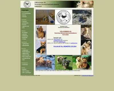 Norwichterrierposten startsida 2010