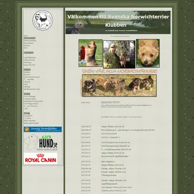 Norwichterrierposten startsida 2015