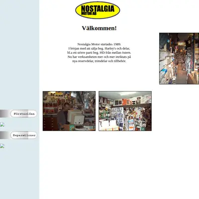 Nostalgia startsida 2000
