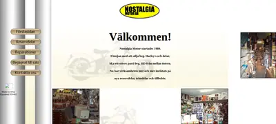 Nostalgia startsida 2005