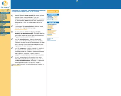 www.notisum.se startsida 2001