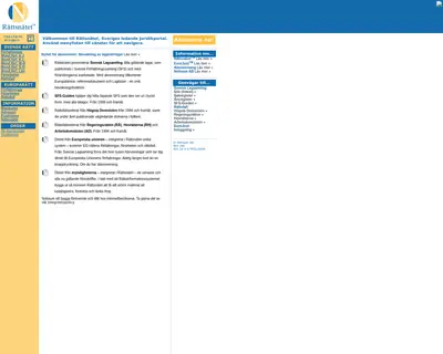 www.notisum.se startsida 2003