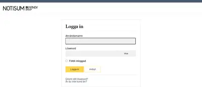 www.notisum.se startsida 2022