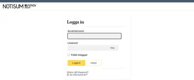 www.notisum.se startsida 2024