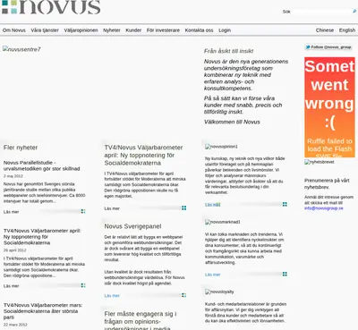 novus.se startsida 2012