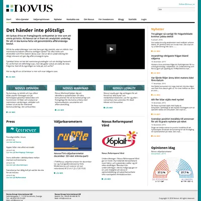 novus.se startsida 2016