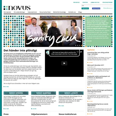 novus.se startsida 2018