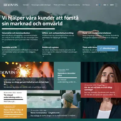 novus.se startsida 2023