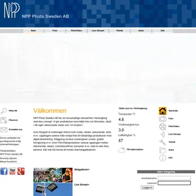 www.npp-photo.se startsida 2015