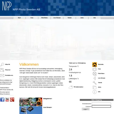 www.npp-photo.se startsida 2016