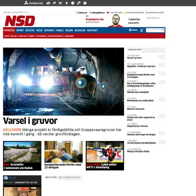 Boden Gratistidning startsida 2013