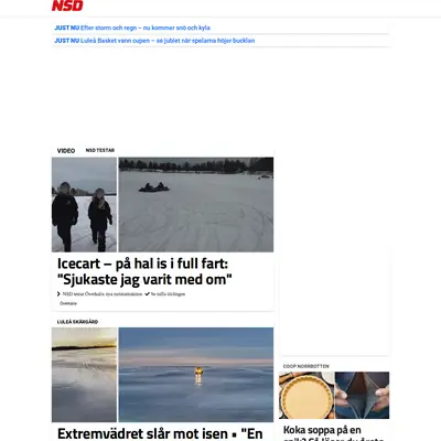 Boden Gratistidning startsida 2025