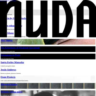 Nuda startsida 2020