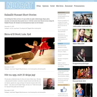 Nuorat startsida 2016