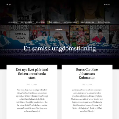 Nuorat startsida 2020