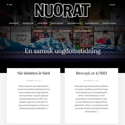Nuorat startsida 2024