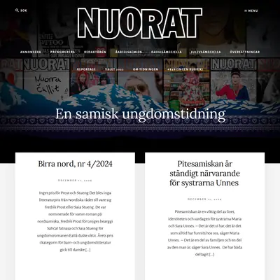 Nuorat startsida 2025