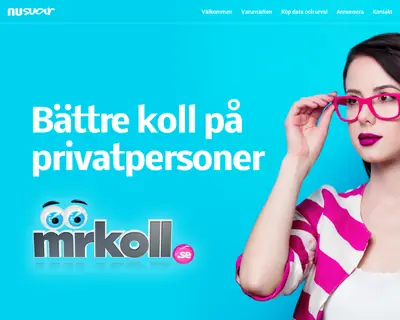 Nusvar, nusvar.se startsida 2019