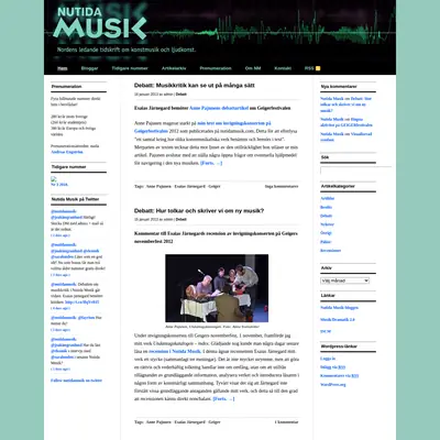 Nutida Musik startsida 2013